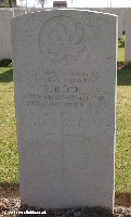 Headstone commemorating Private Blick (Lloyd) today