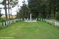 Saint Symphorien Cemetery: Memorial to the Royal Fusiliers and Royal Irish Regiment