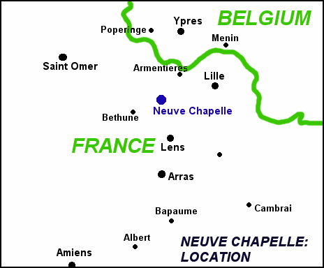 Neuve Chapelle: location