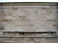 The inscription at the Indian Memorial