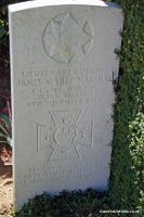 The grave of Lieutenant-Colonel James Marshall, VC
