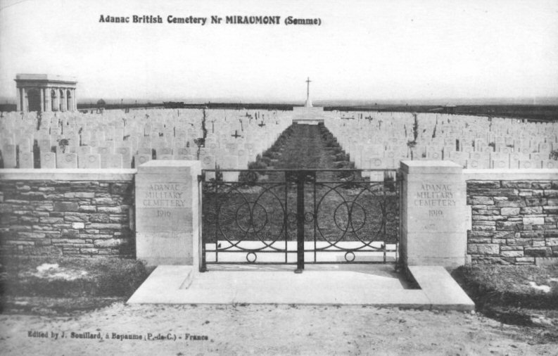 Adanac Cemetery between the Wars