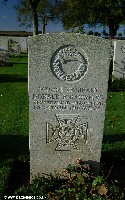 Grave of VC winner Warlencourt British Cemetery