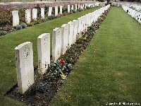 A mass grave: Foncquevillers Military Cemetery