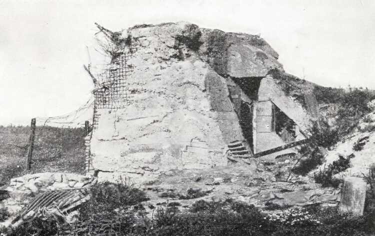 A blockhouse in Pozieres shortly after the War